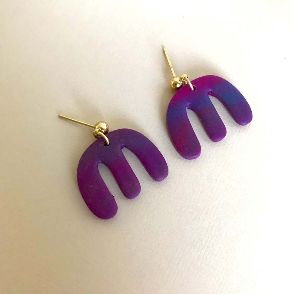 Handcrafted Polymer Clay Earrings